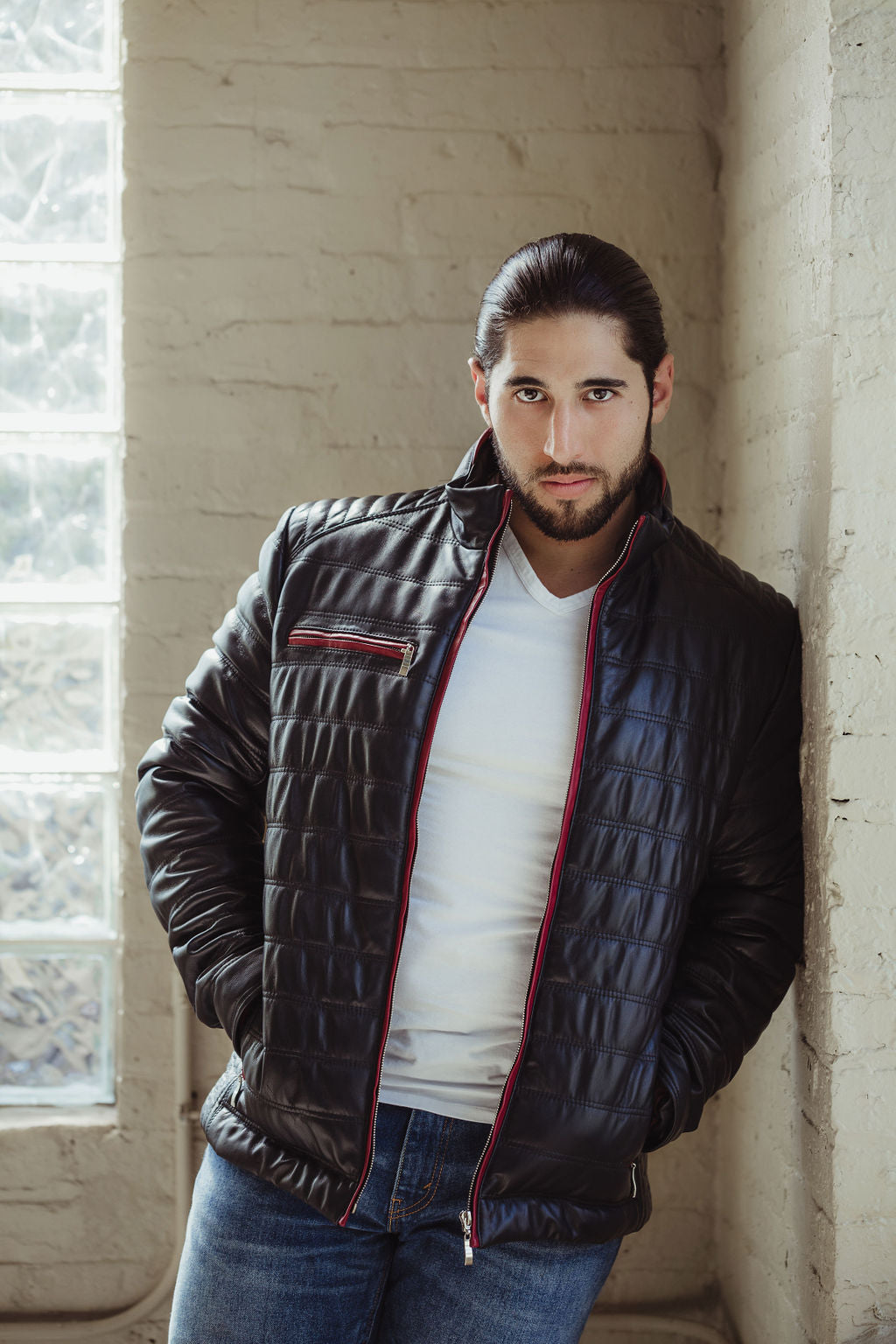 Paul Lambskin Leather Jacket