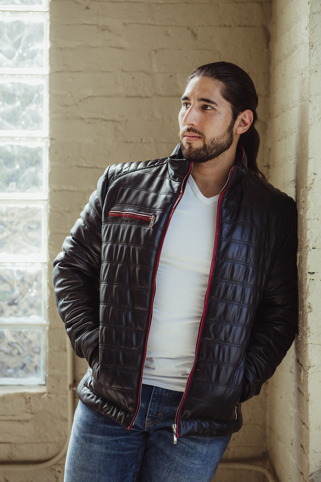 Paul Lambskin Leather Jacket