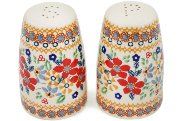 Red Posies Salt & Pepper Shakers
