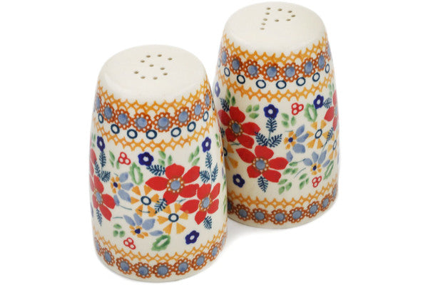 Red Posies Salt & Pepper Shakers