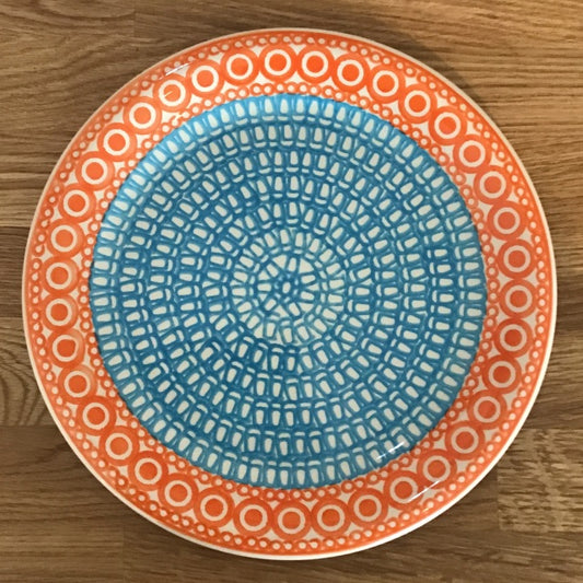 Blue Gumdrops Dinner Plate
