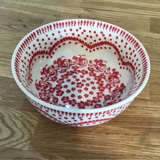 Red Rose Soup/Cereal Bowl