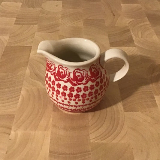 Red Rose Small Creamer