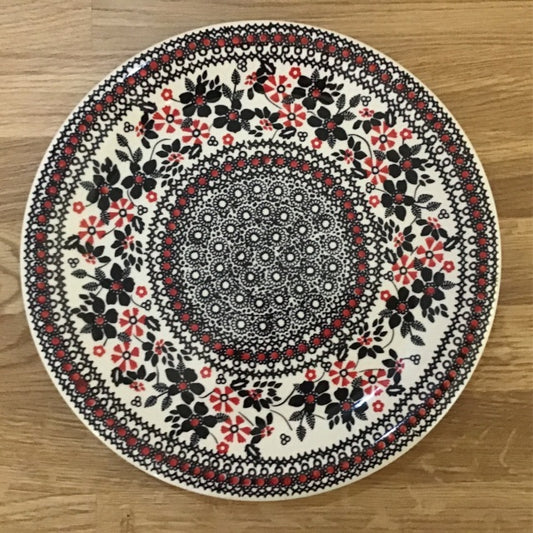 Black Rose Dinner Plate