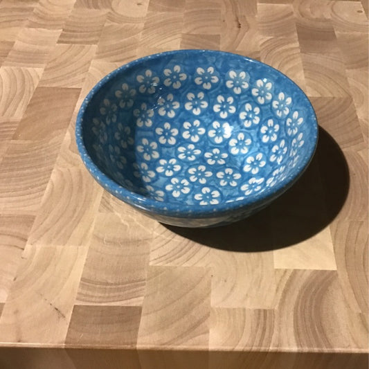 Blue Blossom Small Serving Bowl